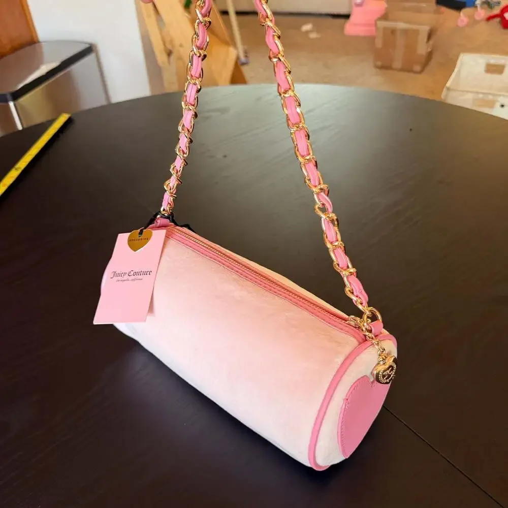 Juicy Couture Heritage Barrel Shoulder Bag in Powder Blush